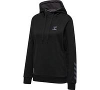 HUMMEL hmlOFFGRID COTTON HOODIE WO jet black/forged iron XL