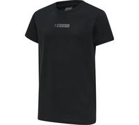 hummel Hmloffgrid Tee S/S Kinder - jet black/forged iron - 116