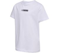 hummel Hmloffgrid Tee S/S Kinder - white/forged iron - 128