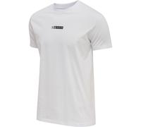 HUMMEL hmlOFFGRID TEE S/S white/forged iron 2XL
