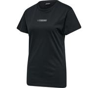 HUMMEL hmlOFFGRID TEE S/S WO jet black/forged iron S