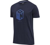 HUMMEL hmlPRO GRID COTTON T-SHIRT S/S maritime blue XL