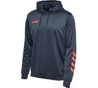 Hummel HmlPROMO Poly Hoodie, Ombre Blue/NASTURIUM, S