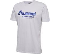hummel hmlPULSE Graphic T-Shirt Herren 0213 - white/surf the web M