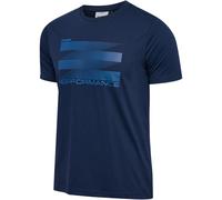 hummel hmlPULSE Graphic T-Shirt Herren 7459 - dress blues S