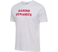 hummel hmlPULSE Graphic T-Shirt Herren 9160 - white/tango red M