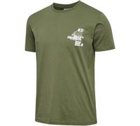 hummel hmlPULSE Graphic T-Shirt Herren 9208 - white/green L