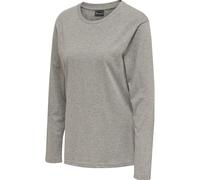 HUMMEL hmlRED BASIC T-SHIRT L/S WOMAN grey melange XL