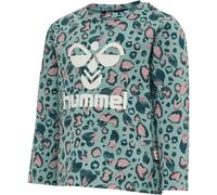 hummel Hmlsonja T-Shirt L/S Mädchen - mineral blue - 86
