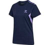 HUMMEL hmlSTALTIC COTTON T-SHIRT S/S WOMAN marine/paisley purple S