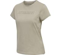 HUMMEL hmlTE CALI COTTON T-SHIRT chateau gray M