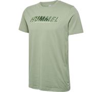 hummel Hmlte Effort Cotton T-Shirt Fitnessshirt grün L