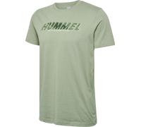 hummel Hmlte Effort Cotton T-Shirt Fitnessshirt grün L