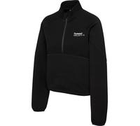 hummel Hmltech Fleece Women Boxy Half Zip Lifestylezipjacket schwarz XS