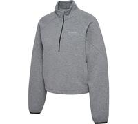 hummel Hmltech Fleece Women Boxy Half Zip Lifestylezipjacket grau XS