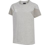 HUMMEL hmlTRAVEL T-SHIRT S/S KIDS light grey melange 152