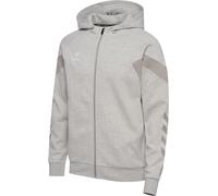 HUMMEL hmlTRAVEL ZIP HOODIE light grey melange XS