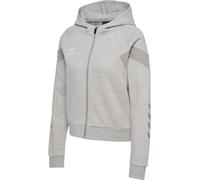 HUMMEL hmlTRAVEL ZIP HOODIE WOMAN light grey melange XS