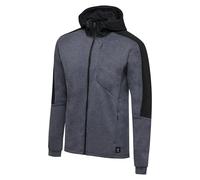 hummel hmlTROPPER Freizeit Kapuzenjacke Herren black iris melange S