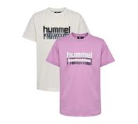 hummel Hmltukas T-Shirt S/S 2-Pack Lifestyleshirt lila 116