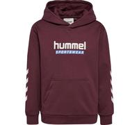 Hummel Jr Logo Kinder Kapuzensweater, rot 34-40