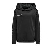 hummel Jungen Hoodie Hmlauthentic Kids Poly Hoodie, Black/White, 128, 204931-2114-128