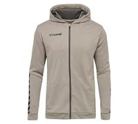 hummel Jungen Hoodie Hmlauthentic Kids Poly Zip Hoodie, Grey Melange, 116, 204938-2006-116