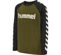 Hummel Jungen Langarmshirt HmlBOYS L/S T-Shirt 213853-6086 104 Dark Olive