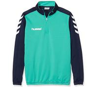 hummel Jungen Sweatshirt Core 1/2 Zip Sweat, Marine/Atlantis, 116-128, 36-895-8622