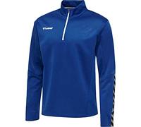 hummel Jungen Sweatshirt Hmlauthentic Kids Half Zip Sweatshirt, True Blue, 116, 204928-7045-116