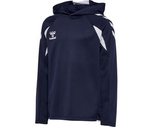 hummel Kapuzenpullover hmlCORE 2.0 Hoodie (100% rec. Polyester) marineblau/weiss Kinder, Größe 140