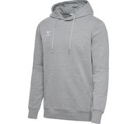 hummel Kapuzenpullover hmlGO 2.0 Hoodie (Bio-Baumwolle) grau Herren, Größe L