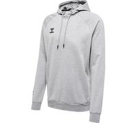 hummel Kapuzenpullover hmlMOVE Grid Cotton Hoodie (Baumwolle) mit Kapuze grau Herren, Größe XXL