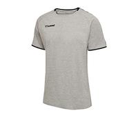 Hummel Jungen T-Shirt Hmlauthentic Kids Training Tee, Grey Melange, 164, 205380-2006-164