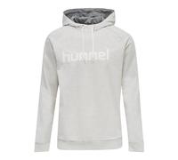 hummel Kids hmlGo Cotton Logo Hoodie, White, Size 128