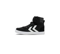 hummel Kids Slimmer Stadil High Sneaker, Black, Size 31