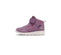 hummel Kids X-light 2.0 Mid Tex Sneaker, Purple, Size 24