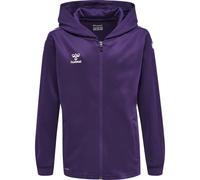 hummel Core XK Poly Kapuzenjacke Kinder acai/white 176