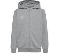 Hummel Kinder Kapuzenjacke hmlGO 2.0 Kids Zip Hoodie 224838-2006 164 Grey Melange