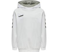hummel Kinder Kapuzenpullover HMLGO KIDS COTTON HOODIE, Weiß, 128, 203509-9001