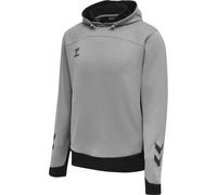 Hummel Kinder Kapuzenpullover Lead Poly Hoodie 207410-2006 140 Grey Melange