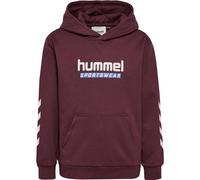 Hummel Jr Logo Kinder Kapuzensweater, rot 22-28