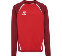 hummel hmlLEAD 2.0 Crew Sweatshirt Kinder 3713 - true red/maroon 164