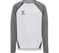 Hummel Kinder Langarm Top LEAD 2.0 CREW SWEAT KIDS 223749-9396 164 White/Steel Gray