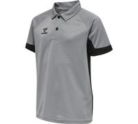 hummel LEAD Funktions-Poloshirt Kinder grey melange 152