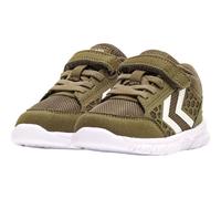 Sneaker HUMMEL "CROSSLITE SNEAKER INFANT" Gr. 26, grün (khaki) Kinder Schuhe Trainingsschuhe (81800527-26)