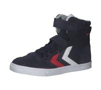 Hummel Unisex Kinder Slimmer Stadil Leather High Jr Hohe Sneaker High-Top, Peacoat,32 EU
