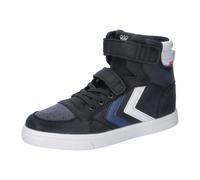 hummel Slimmer Stadil Leather High Sneaker Kinder 2431 - black/blue 26