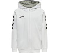 Hummel Kinder Sweatjacke Go Kids Cotton Zip Hoodie 204231-9001 128 White