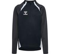 hummel Hmllead 2.0 Half Zip Kids Sweatshirt schwarz 164